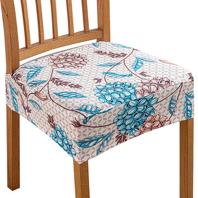 Καλύμματα καθισμάτων καρέκλας τραπεζαρίας 1 τεμαχίου για καρέκλες τραπεζαρίας, αφαιρούμενα καλύμματα καρέκλας με ελαστική εκτύπωση που πλένονται