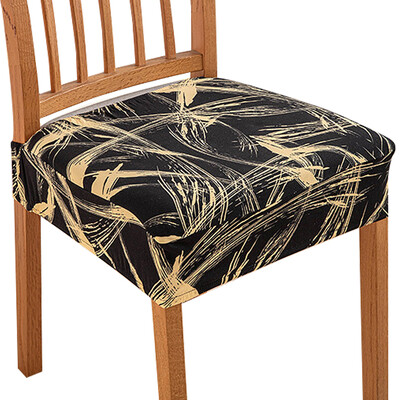 Καλύμματα καθισμάτων καρέκλας τραπεζαρίας 1 τεμαχίου για καρέκλες τραπεζαρίας, αφαιρούμενα καλύμματα καρέκλας με ελαστική εκτύπωση που πλένονται