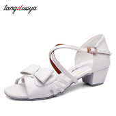 Pantofi de dans latino pentru fete noi, pantofi de dans pentru copii, femei, copii profesionisti/copii/pantofi de antrenament salsa, sandale