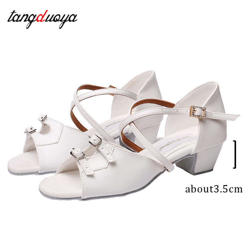 Pantofi de dans latino pentru fete noi, pantofi de dans pentru copii, femei, copii profesionisti/copii/pantofi de antrenament salsa, sandale