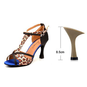 Ladingwu Pantofi de dans Latină Femei Salsa Pantofi de dans Fete Performanță de petrecere Pantofi de dans profesionali Soft Bottom Ballroom