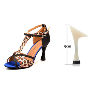 Ladingwu Pantofi de dans Latină Femei Salsa Pantofi de dans Fete Performanță de petrecere Pantofi de dans profesionali Soft Bottom Ballroom