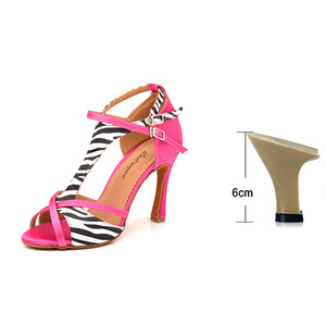 Ladingwu Pantofi de dans Latină Femei Salsa Pantofi de dans Fete Performanță de petrecere Pantofi de dans profesionali Soft Bottom Ballroom