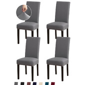 4/8 venivate spandex toolikatete komplekt Köök Hotell Pulmad bankett Universaalne bankett pidusöök Elastsed toolikaitsed