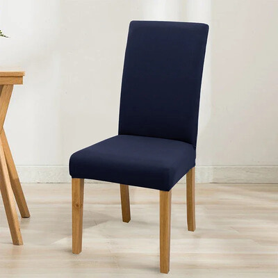 Еластична едноцветна регулируема калъфка за стол, спандекс, разтегливи калъфи, калъфи за столове, седалки, кухня, трапезария, сватбен банкет, дом