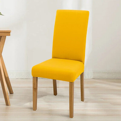 Еластична едноцветна регулируема калъфка за стол, спандекс, разтегливи калъфи, калъфи за столове, седалки, кухня, трапезария, сватбен банкет, дом
