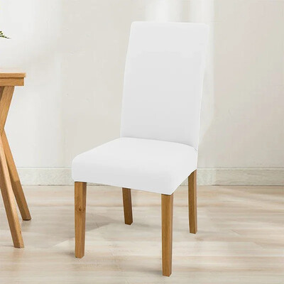 Еластична едноцветна регулируема калъфка за стол, спандекс, разтегливи калъфи, калъфи за столове, седалки, кухня, трапезария, сватбен банкет, дом