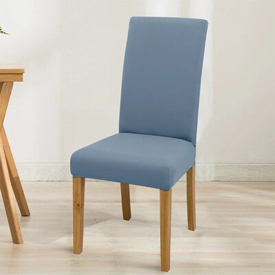 Еластична едноцветна регулируема калъфка за стол, спандекс, разтегливи калъфи, калъфи за столове, седалки, кухня, трапезария, сватбен банкет, дом