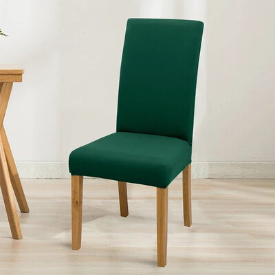 Еластична едноцветна регулируема калъфка за стол, спандекс, разтегливи калъфи, калъфи за столове, седалки, кухня, трапезария, сватбен банкет, дом