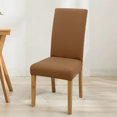 Еластична едноцветна регулируема калъфка за стол, спандекс, разтегливи калъфи, калъфи за столове, седалки, кухня, трапезария, сватбен банкет, дом