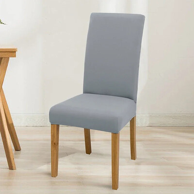 Еластична едноцветна регулируема калъфка за стол, спандекс, разтегливи калъфи, калъфи за столове, седалки, кухня, трапезария, сватбен банкет, дом