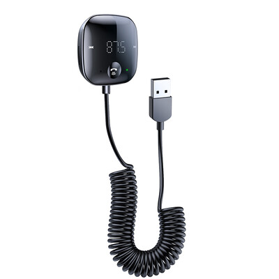 Gadpow Transmițător FM Bluetooth 5.0 Transmițător audio pentru mașină Adaptor Bluetooth fără fir Kit auto Mâini libere pentru telefon