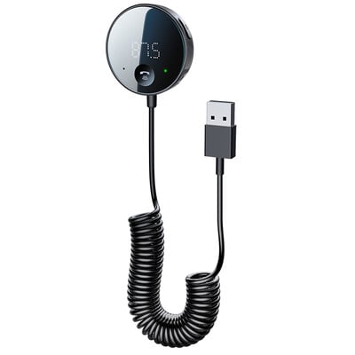 Gadpow Transmițător FM Bluetooth 5.0 Transmițător audio pentru mașină Adaptor Bluetooth fără fir Kit auto Mâini libere pentru telefon
