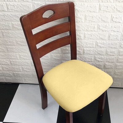 Husă de pernă pentru scaun din catifea moale Husă de scaun elastică pentru decorarea casei pentru sufragerie, bucătărie, birou, husă detașabilă pentru scaun lavabilă