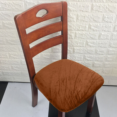 Husă de pernă pentru scaun din catifea moale Husă de scaun elastică pentru decorarea casei pentru sufragerie, bucătărie, birou, husă detașabilă pentru scaun lavabilă