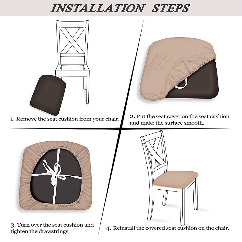 Husă de pernă pentru scaun din catifea moale Husă de scaun elastică pentru decorarea casei pentru sufragerie, bucătărie, birou, husă detașabilă pentru scaun lavabilă