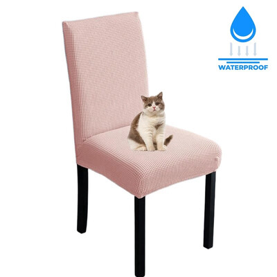 Husa pentru scaune reglabila rezistenta la apa 1 2 4 pachete Husa scaun de bucatarie pentru sufragerie Husa pentru scaune jacquard Elastic Spandex