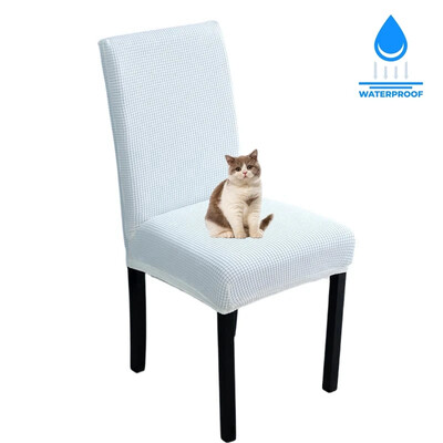 Husa pentru scaune reglabila rezistenta la apa 1 2 4 pachete Husa scaun de bucatarie pentru sufragerie Husa pentru scaune jacquard Elastic Spandex