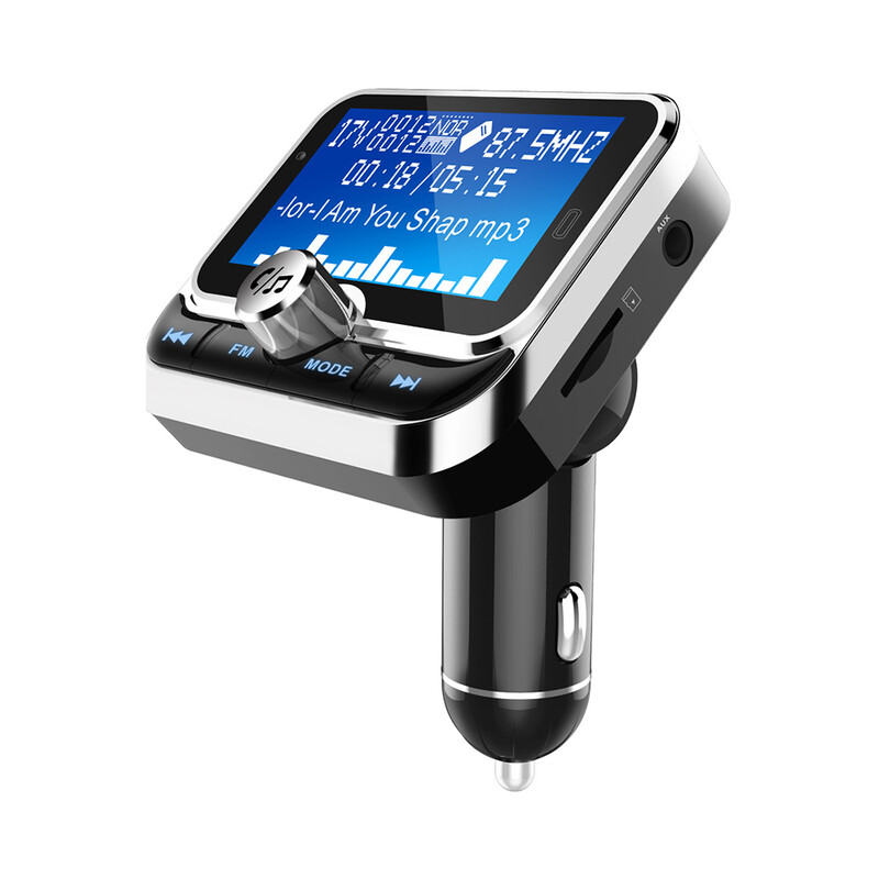 BC32 Dual USB Charging Bluetooth Hand-free Φορτιστής αυτοκινήτου Πομπός FM MP3 Music Player Car Kit, Υποστήριξη Hands-Free Call & Micro