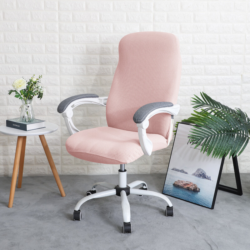 Jacquard Husă scaun computer de birou hidrofugă Husă scaun Protector fotoliu elastic elastic anti murdar detașabil