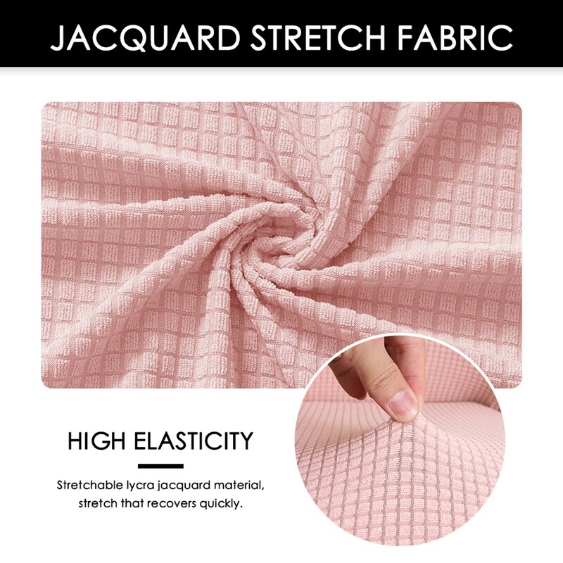 Jacquard Husă scaun computer de birou hidrofugă Husă scaun Protector fotoliu elastic elastic anti murdar detașabil