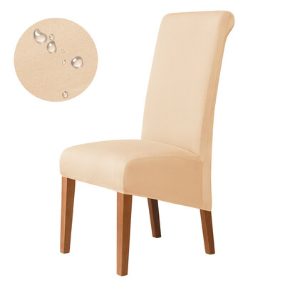Pritsmekindel kõrge seljatoe tooli kate Stretch Decor XL suuruses istme kate kontoriköögi söögitoa jaoks, mitte 100% veekindel 1 tk