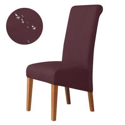 Pritsmekindel kõrge seljatoe tooli kate Stretch Decor XL suuruses istme kate kontoriköögi söögitoa jaoks, mitte 100% veekindel 1 tk