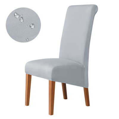 Pritsmekindel kõrge seljatoe tooli kate Stretch Decor XL suuruses istme kate kontoriköögi söögitoa jaoks, mitte 100% veekindel 1 tk