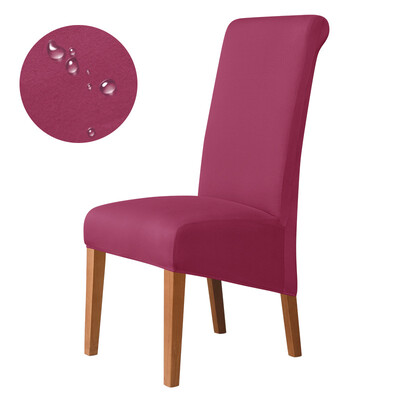 Pritsmekindel kõrge seljatoe tooli kate Stretch Decor XL suuruses istme kate kontoriköögi söögitoa jaoks, mitte 100% veekindel 1 tk