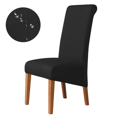 Pritsmekindel kõrge seljatoe tooli kate Stretch Decor XL suuruses istme kate kontoriköögi söögitoa jaoks, mitte 100% veekindel 1 tk