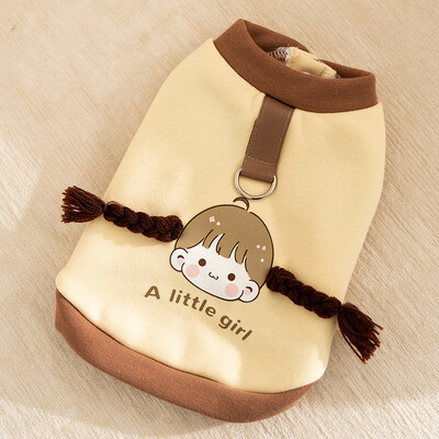 2024 Koerariided Armsad koerte kapuutsid Õhuke sügistalvine koeramantel D-sõrmuse triibulise trükiga kutsika dressipluus Kassijope Lemmikloomarõivad