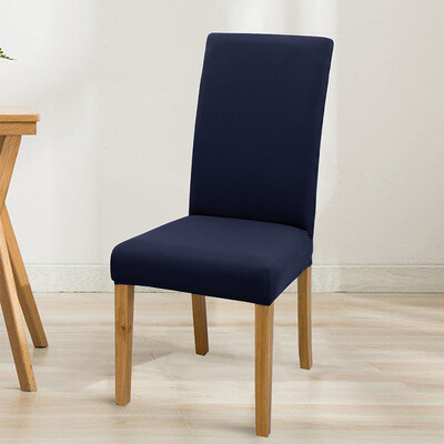 Huse pentru scaune elastice, reglabile, de culoare solidă, spandex, elastic, huse pentru scaune pentru scaune, bucătărie, sufragerie, banchet de nuntă, acasă