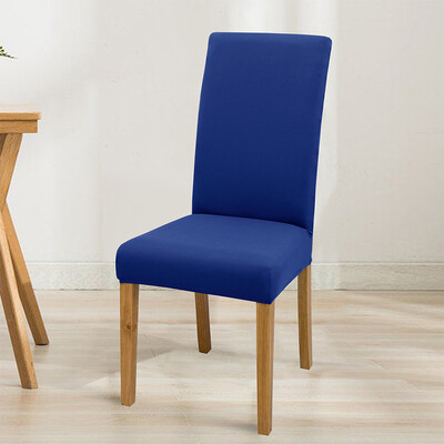 Huse pentru scaune elastice, reglabile, de culoare solidă, spandex, elastic, huse pentru scaune pentru scaune, bucătărie, sufragerie, banchet de nuntă, acasă