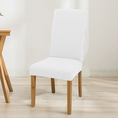 Huse pentru scaune elastice, reglabile, de culoare solidă, spandex, elastic, huse pentru scaune pentru scaune, bucătărie, sufragerie, banchet de nuntă, acasă