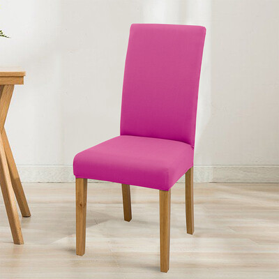 Huse pentru scaune elastice, reglabile, de culoare solidă, spandex, elastic, huse pentru scaune pentru scaune, bucătărie, sufragerie, banchet de nuntă, acasă