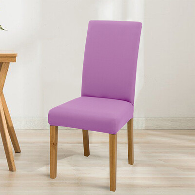 Huse pentru scaune elastice, reglabile, de culoare solidă, spandex, elastic, huse pentru scaune pentru scaune, bucătărie, sufragerie, banchet de nuntă, acasă