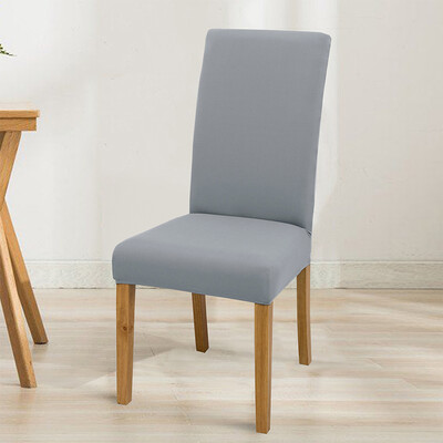Huse pentru scaune elastice, reglabile, de culoare solidă, spandex, elastic, huse pentru scaune pentru scaune, bucătărie, sufragerie, banchet de nuntă, acasă