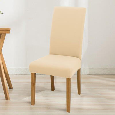 Huse pentru scaune elastice, reglabile, de culoare solidă, spandex, elastic, huse pentru scaune pentru scaune, bucătărie, sufragerie, banchet de nuntă, acasă