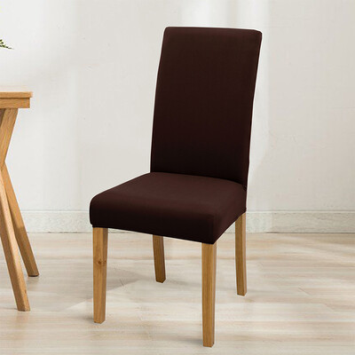 Huse pentru scaune elastice, reglabile, de culoare solidă, spandex, elastic, huse pentru scaune pentru scaune, bucătărie, sufragerie, banchet de nuntă, acasă