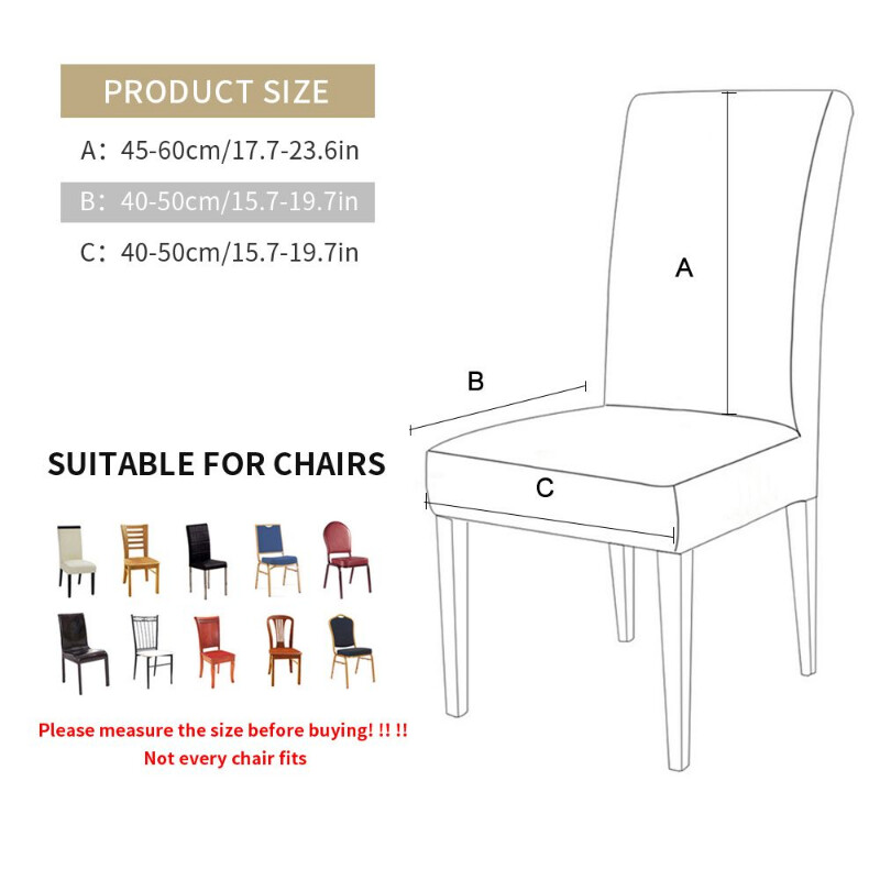 Huse pentru scaune elastice, reglabile, de culoare solidă, spandex, elastic, huse pentru scaune pentru scaune, bucătărie, sufragerie, banchet de nuntă, acasă