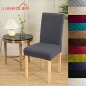 Jacquard maisituuma riidest tooli kate universaalse suurusega odavad toolikatted venivad istmekatted söögitoa kodukaunistamiseks