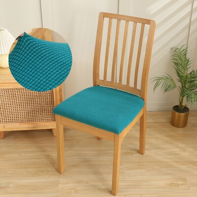 Jacquard maisituuma riidest tooli kate universaalse suurusega odavad toolikatted venivad istmekatted söögitoa kodukaunistamiseks