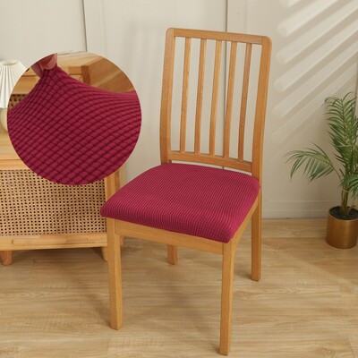 Jacquard maisituuma riidest tooli kate universaalse suurusega odavad toolikatted venivad istmekatted söögitoa kodukaunistamiseks