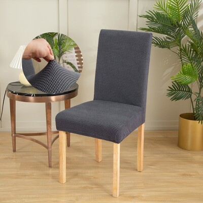 Jacquard maisituuma riidest tooli kate universaalse suurusega odavad toolikatted venivad istmekatted söögitoa kodukaunistamiseks