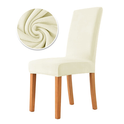 1Pieces Velvet Fabric Πιο φθηνά καλύμματα καρέκλας Universal size Stretch Chair covers Seat Case Slipcoves for Dining Room Home