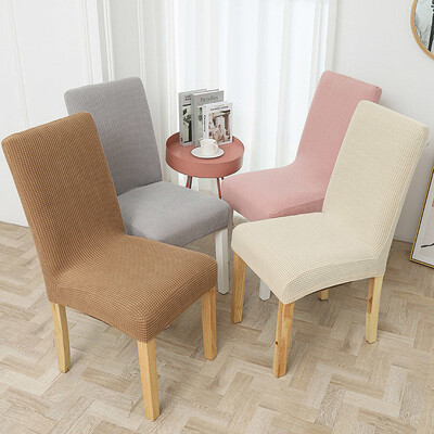 Husă pentru scaune de sufragerie elastică din twill jacquard Husă pentru scaune elastică, lavabilă, pentru scaun normal, pentru kit pentru cameră pentru animale de companie Living Home Decor