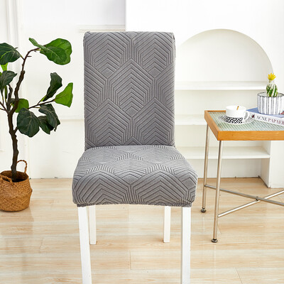 Разтеглива калъфка за трапезарен стол Twill жакардова еластична калъфка за седалка Миеща се калъфка за нормална табуретка за комплект Стая за домашни любимци Декор за дома