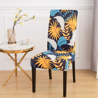 Huse de scaun geometrice 1 buc pentru sufragerie huse de scaun universale elastice pentru bucatarie nunta banchet Housse De Chaise