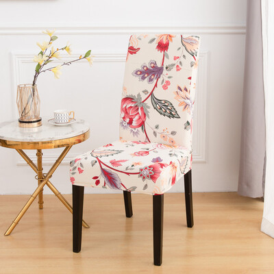 Huse de scaun geometrice 1 buc pentru sufragerie huse de scaun universale elastice pentru bucatarie nunta banchet Housse De Chaise