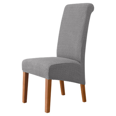 Jacquard tooli kate Elastsed XL suuruses toolikatted söögitoa jaoks pestavad pika seljaga pehme istme kate kontori pulma banketi jaoks